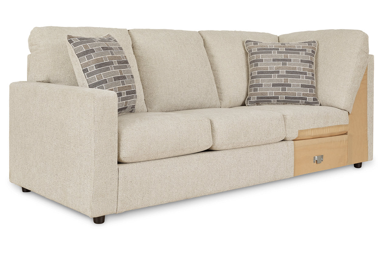 Edenfield Linen Left-Arm Facing Sofa with Corner Wedge - 2900448 - Bien Home Furniture &amp; Electronics