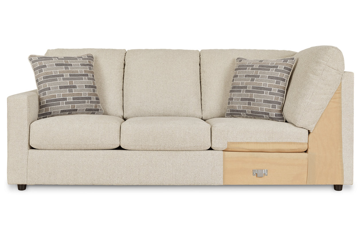 Edenfield Linen Left-Arm Facing Sofa with Corner Wedge - 2900448 - Bien Home Furniture &amp; Electronics