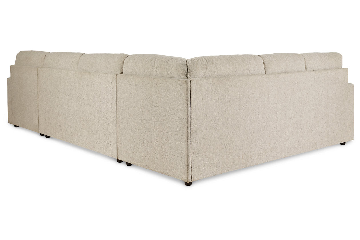 Edenfield Linen RAF Sectional - SET | 2900417 | 2900434 | 2900448 | 2900408 - Bien Home Furniture &amp; Electronics