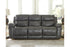 Edmar Charcoal Power Reclining Sofa - U6480615 - Bien Home Furniture & Electronics