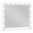 Eleanor White Rectangular Mirror with Light - 223564 - Bien Home Furniture & Electronics