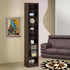 Eliam Cappuccino Rectangular Bookcase with 2 Fixed Shelves - 800285 - Bien Home Furniture & Electronics