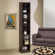 Eliam Cappuccino Rectangular Bookcase with 2 Fixed Shelves - 800285 - Bien Home Furniture & Electronics
