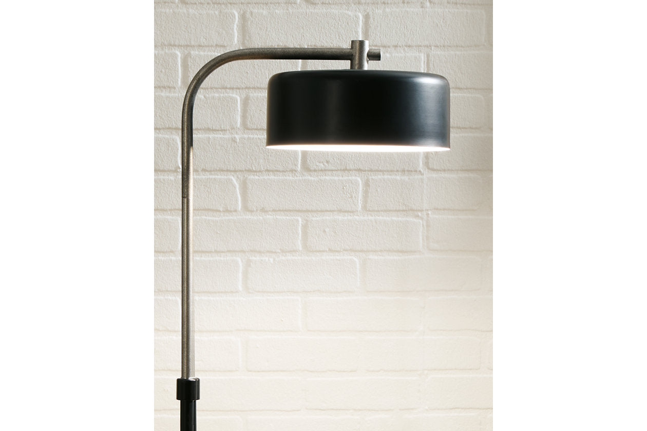 Eliridge Black/Silver Finish Floor Lamp - L206061 - Bien Home Furniture &amp; Electronics