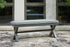 Elite Park Gray Outdoor Bench with Cushion - P518-600 - Bien Home Furniture & Electronics