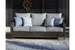 Elite Park Gray Outdoor Sofa with Cushion - P518-838 - Bien Home Furniture & Electronics
