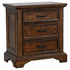 Elk Grove 3-Drawer Nightstand Vintage Bourbon - 203892 - Bien Home Furniture & Electronics