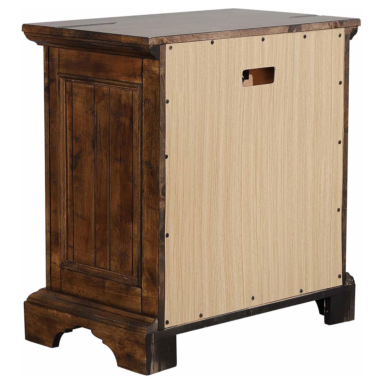 Elk Grove 3-Drawer Nightstand Vintage Bourbon - 203892 - Bien Home Furniture &amp; Electronics