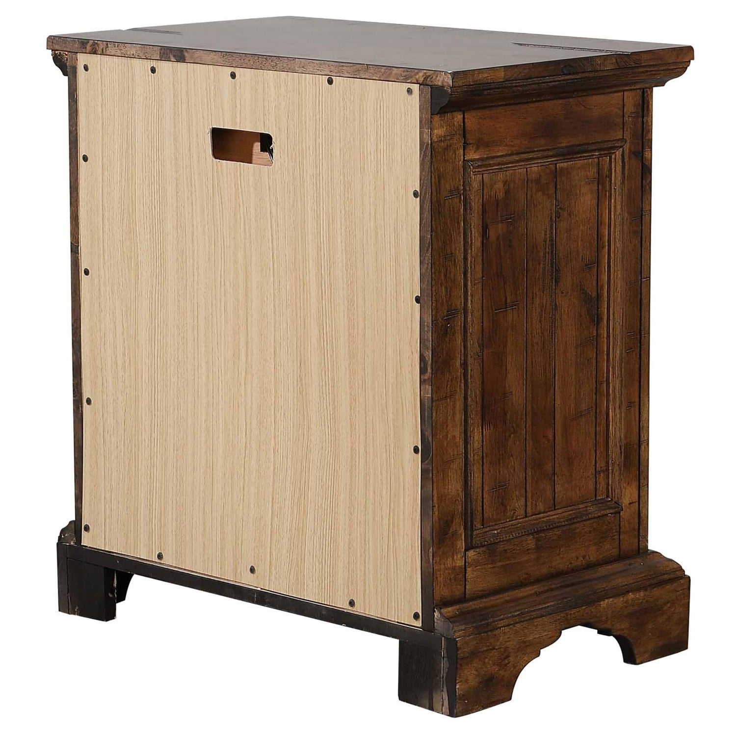 Elk Grove 3-Drawer Nightstand Vintage Bourbon - 203892 - Bien Home Furniture &amp; Electronics