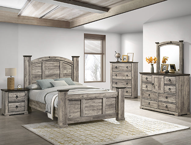 Ella-Mae King Headboard/Footboard - B6840-K-HBFB - Bien Home Furniture &amp; Electronics