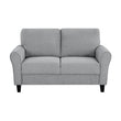 Ellery Dark Gray Loveseat - 9209DG-2 - Bien Home Furniture & Electronics