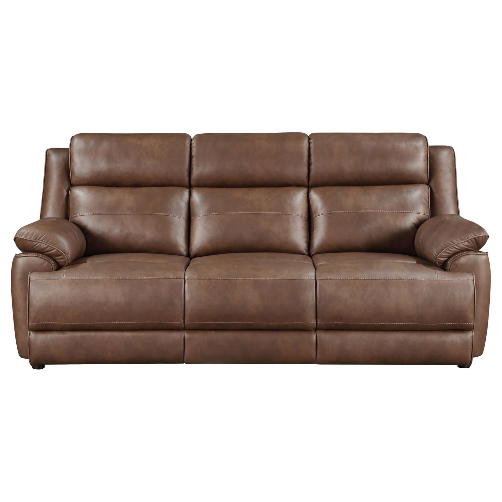 Ellington 2-piece Upholstered Padded Arm Sofa Set Dark Brown - 508281-S2 - Bien Home Furniture &amp; Electronics