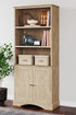 Elmferd Light Brown 72" Bookcase - H302-17 - Bien Home Furniture & Electronics