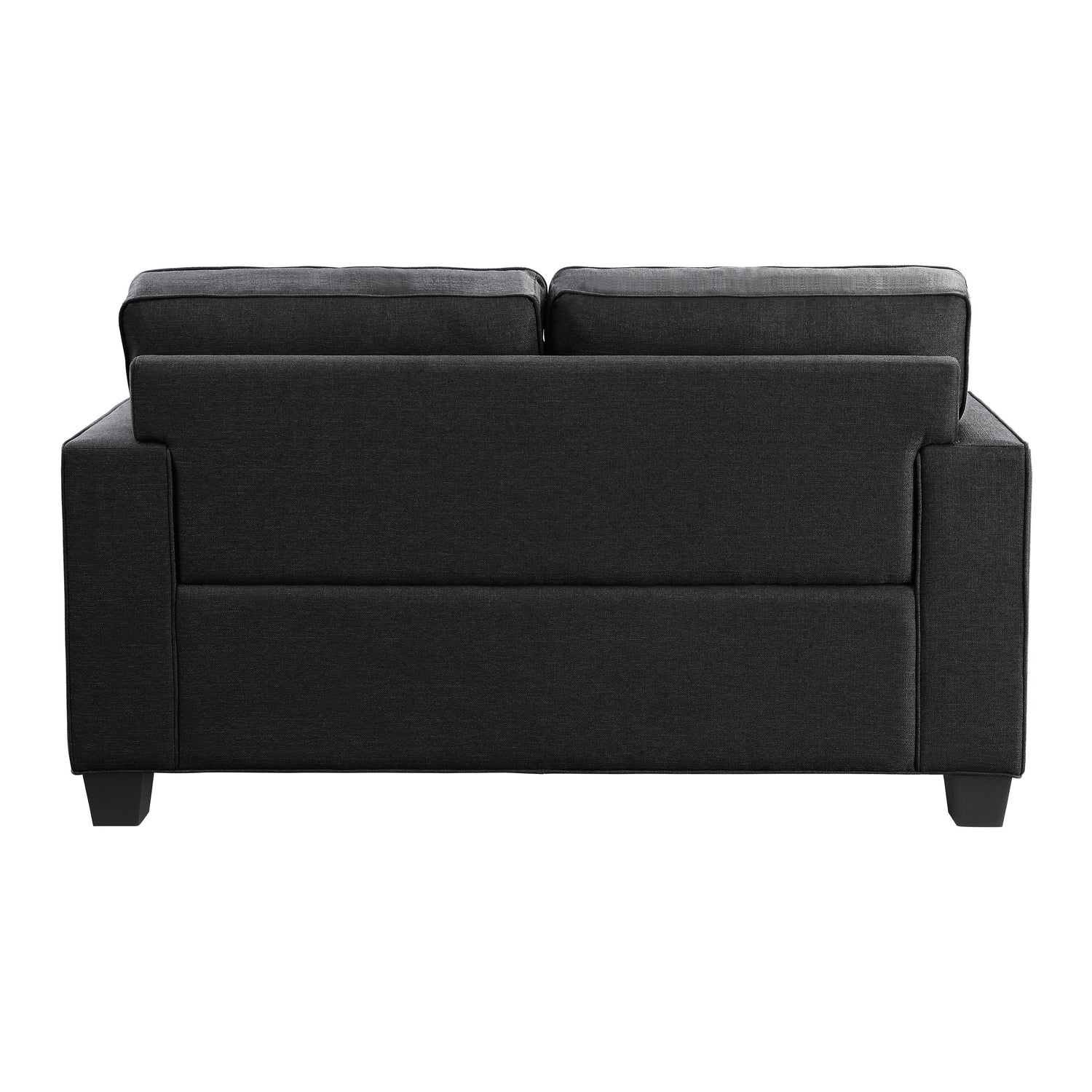 Elmont Black Loveseat - 9327BK-2 - Bien Home Furniture &amp; Electronics