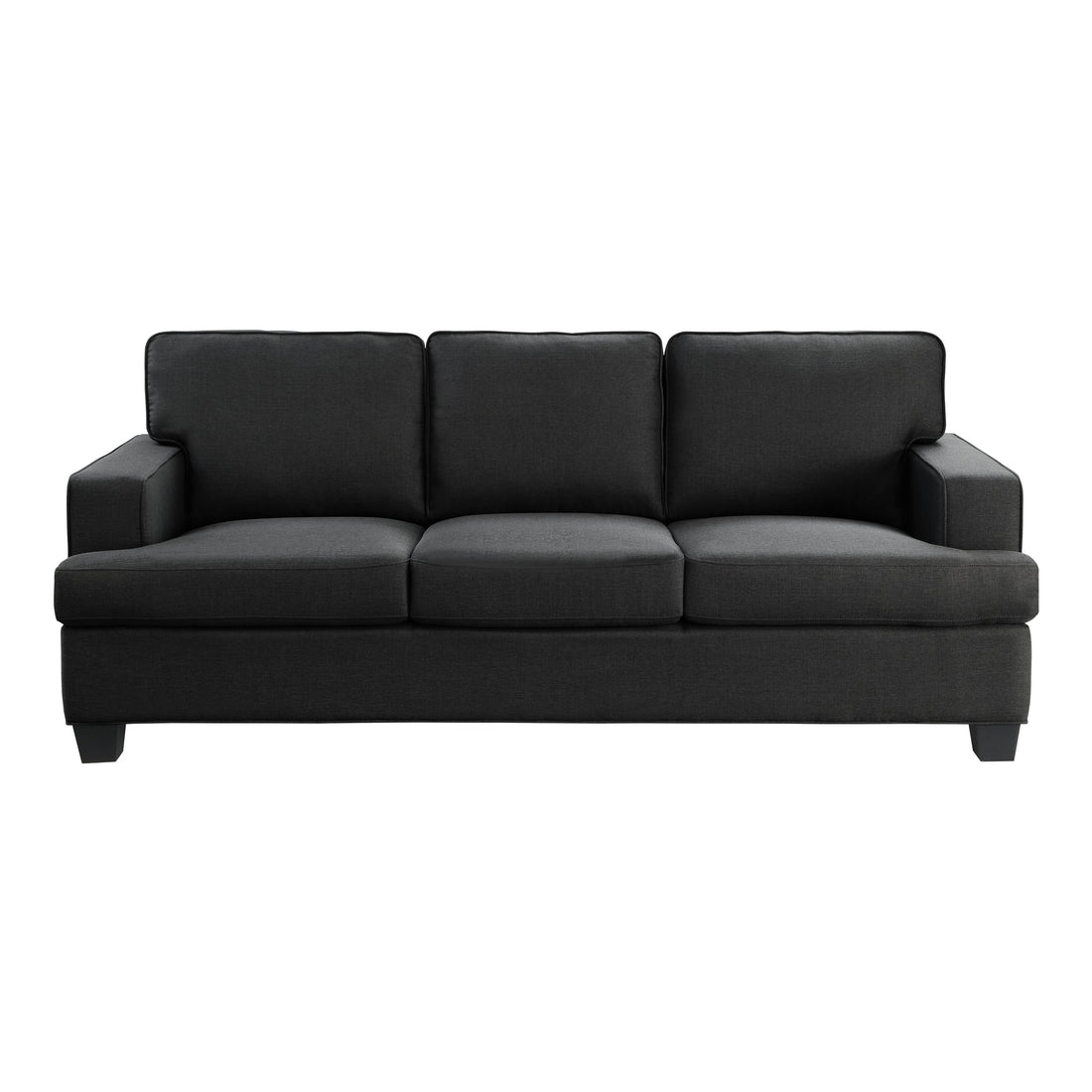 Elmont Black Sofa - 9327BK-3 - Bien Home Furniture &amp; Electronics