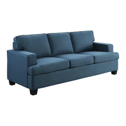 Elmont Blue Sofa - 9327BU-3 - Bien Home Furniture &amp; Electronics