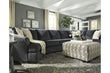 Eltmann Slate Oversized Ottoman - 4130308 - Bien Home Furniture & Electronics