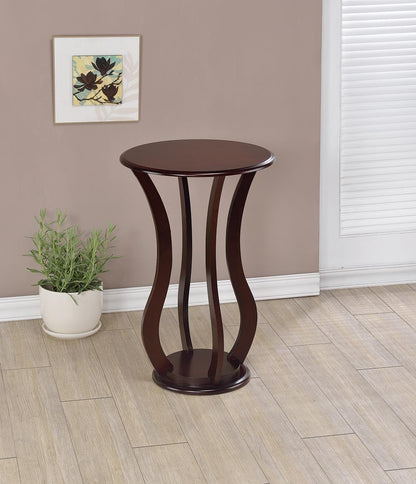 Elton Cherry Round Top Accent Table - 900934 - Bien Home Furniture &amp; Electronics