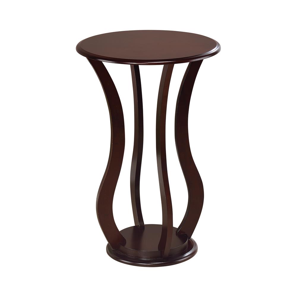 Elton Cherry Round Top Accent Table - 900934 - Bien Home Furniture &amp; Electronics