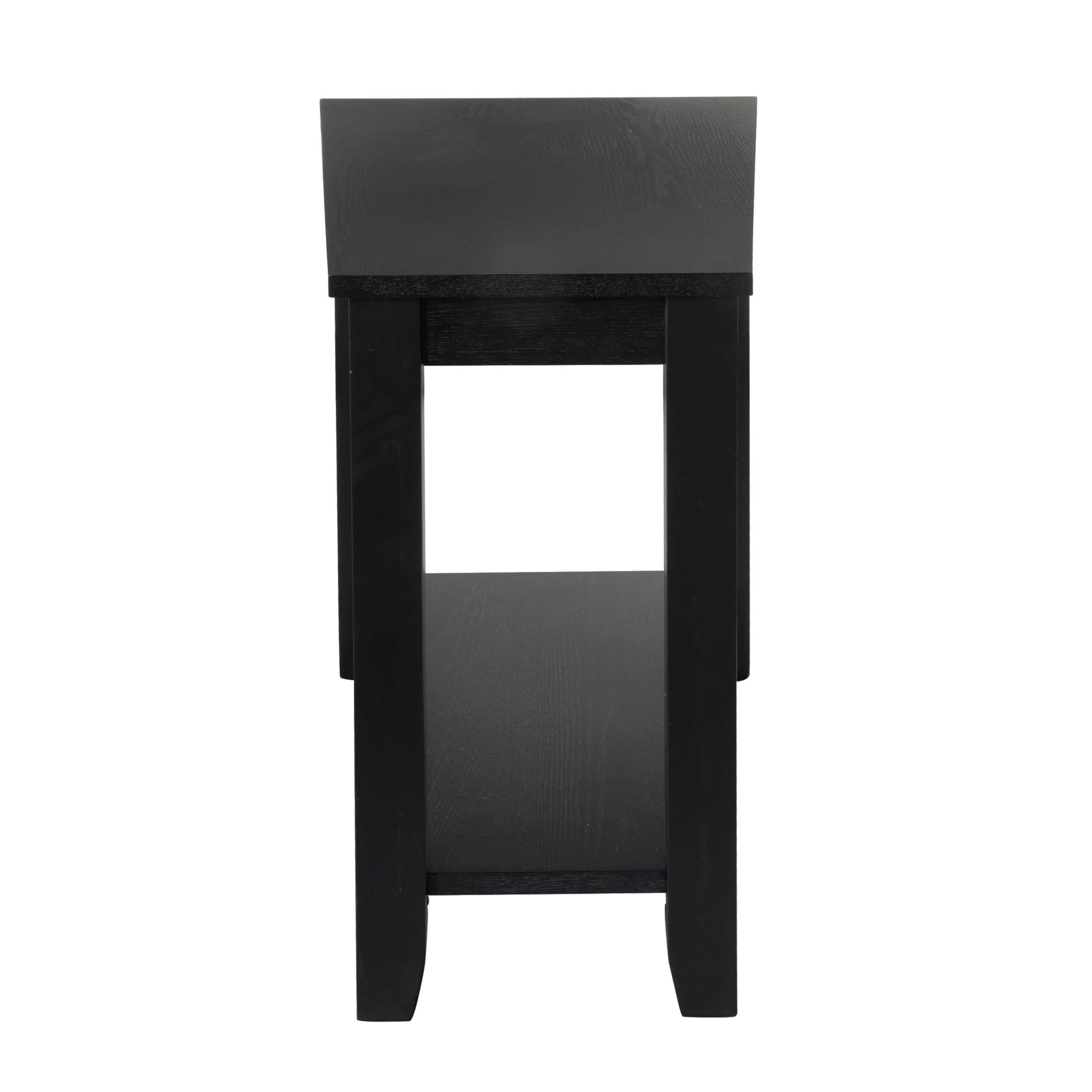 Elwell Black Chairside Table - 4728BK - Bien Home Furniture &amp; Electronics