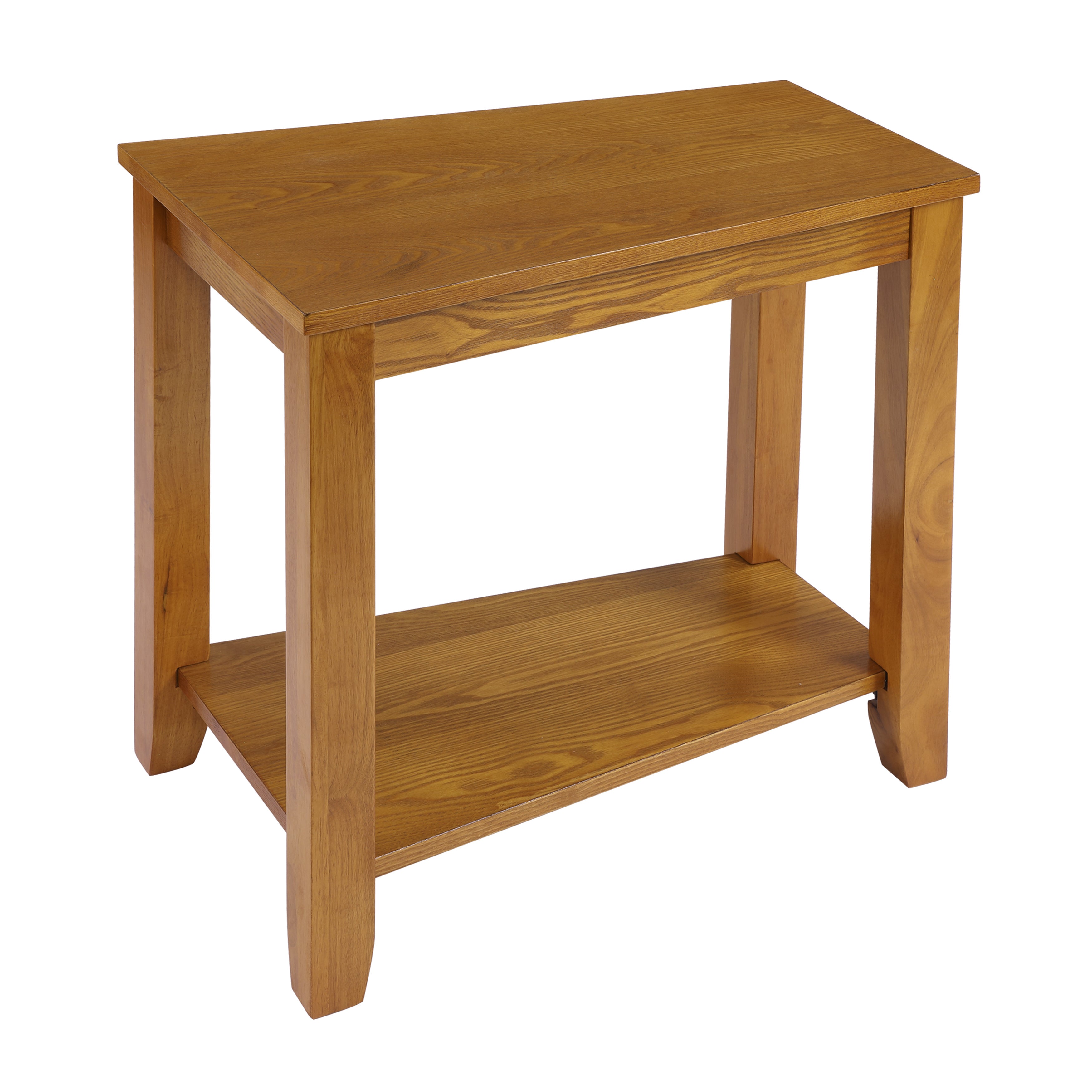 Elwell Oak Chairside Table - 4728AK - Bien Home Furniture &amp; Electronics