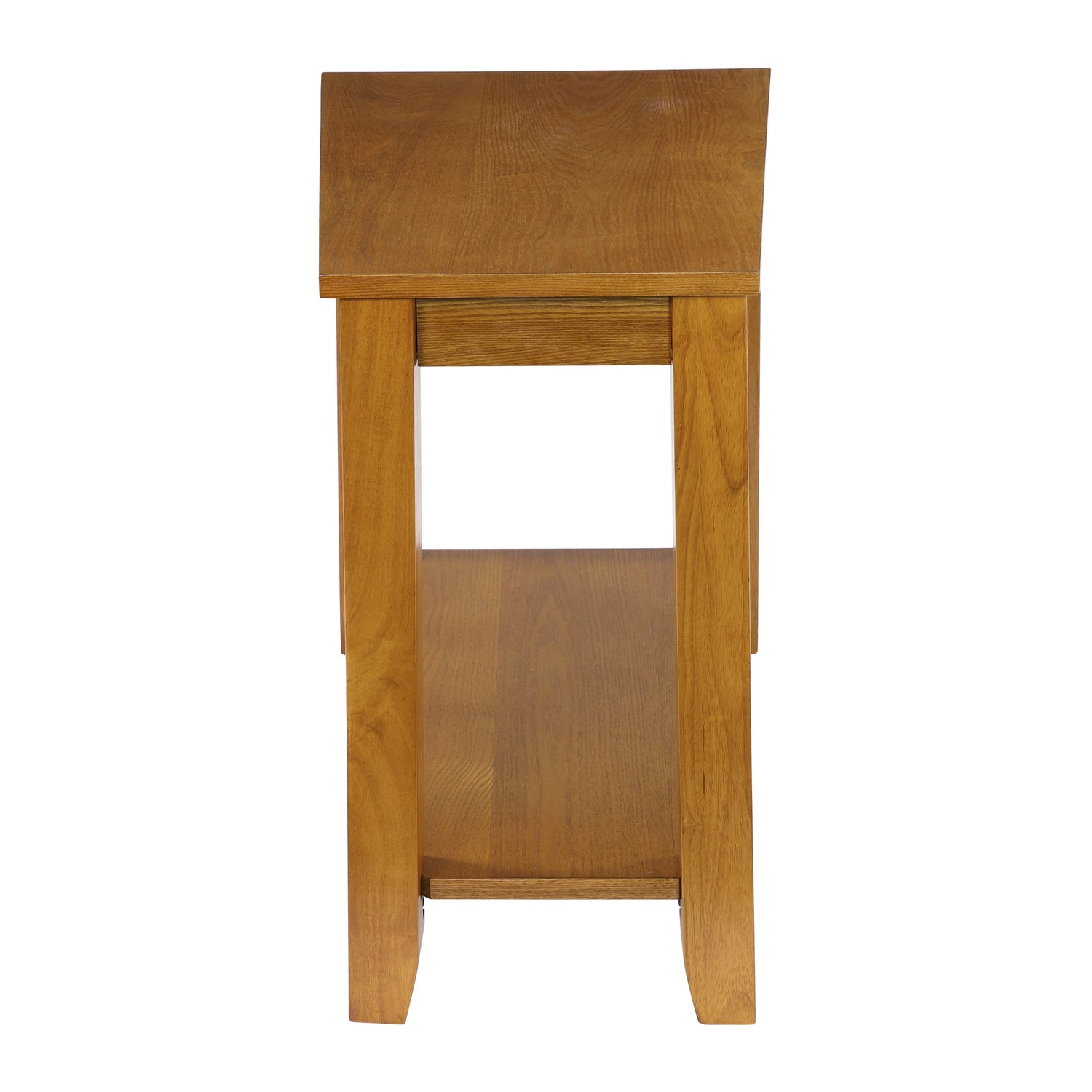 Elwell Oak Chairside Table - 4728AK - Bien Home Furniture &amp; Electronics