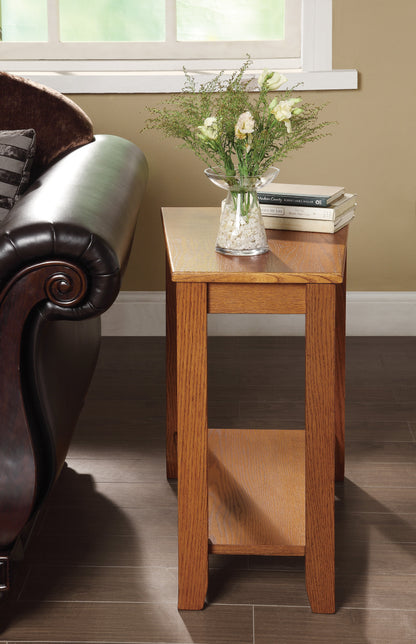 Elwell Oak Chairside Table - 4728AK - Bien Home Furniture &amp; Electronics