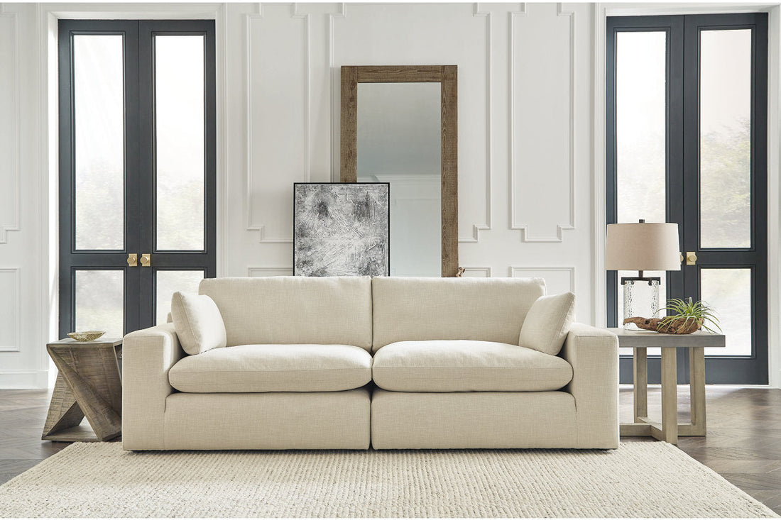 Elyza Linen 2-Piece Sectional - SET | 1000664 | 1000665 - Bien Home Furniture &amp; Electronics