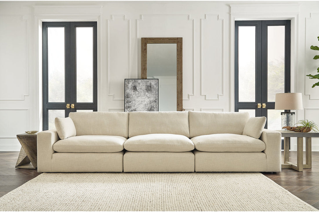 Elyza Linen 3-Piece Sectional - SET | 1000646 | 1000664 | 1000665 - Bien Home Furniture &amp; Electronics