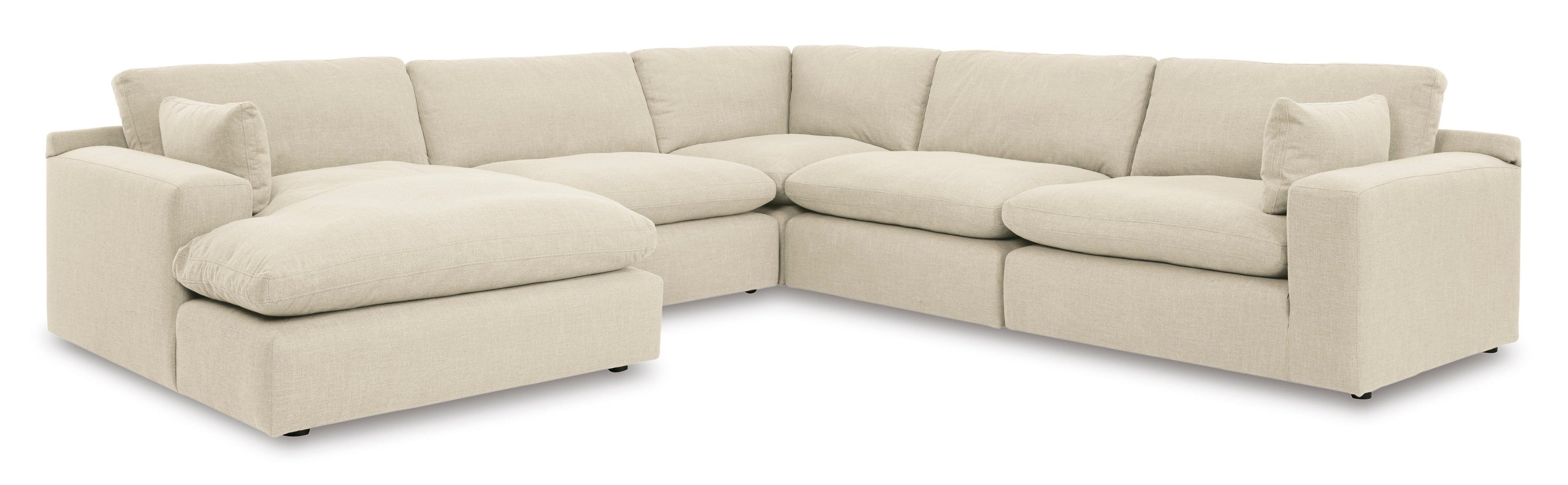 Elyza Linen 5-Piece LAF Sectional - SET | 1000616 | 1000665 | 1000677 | 1000646(2) | 1000608 - Bien Home Furniture &amp; Electronics