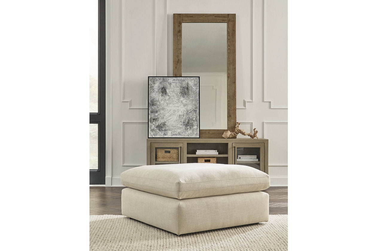 Elyza Linen Oversized Accent Ottoman - 1000608 - Bien Home Furniture &amp; Electronics