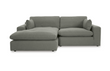 Elyza Smoke 2-Piece LAF Chaise Sectional - SET | 1000716 | 1000765 - Bien Home Furniture & Electronics