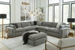 Elyza Smoke 5-Piece Sectional - SET | 1000764 | 1000765 | 1000777 | 1000746(2) | 1000708 - Bien Home Furniture & Electronics