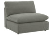 Elyza Smoke Armless Chair - 1000746 - Bien Home Furniture & Electronics