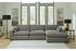 Elyza Smoke RAF Sofa Chaise - SET | 1000717 | 1000764 | 1000746 - Bien Home Furniture & Electronics