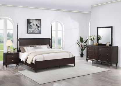 Emberlyn 4-piece Queen Poster Bedroom Set Brown - 223061Q-S4 - Bien Home Furniture &amp; Electronics