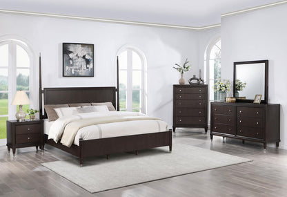 Emberlyn 5-piece Queen Poster Bedroom Set Brown - 223061Q-S5 - Bien Home Furniture &amp; Electronics