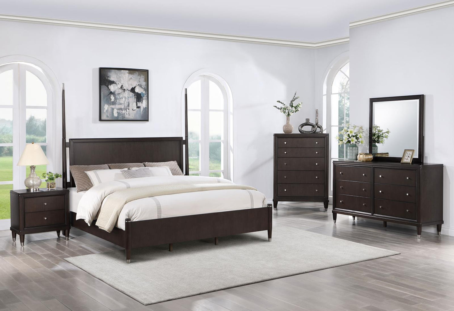 Emberlyn 6-drawer Bedroom Dresser with Mirror Brown - 223063M - Bien Home Furniture &amp; Electronics
