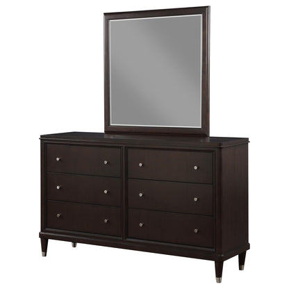 Emberlyn 6-drawer Bedroom Dresser with Mirror Brown - 223063M - Bien Home Furniture &amp; Electronics