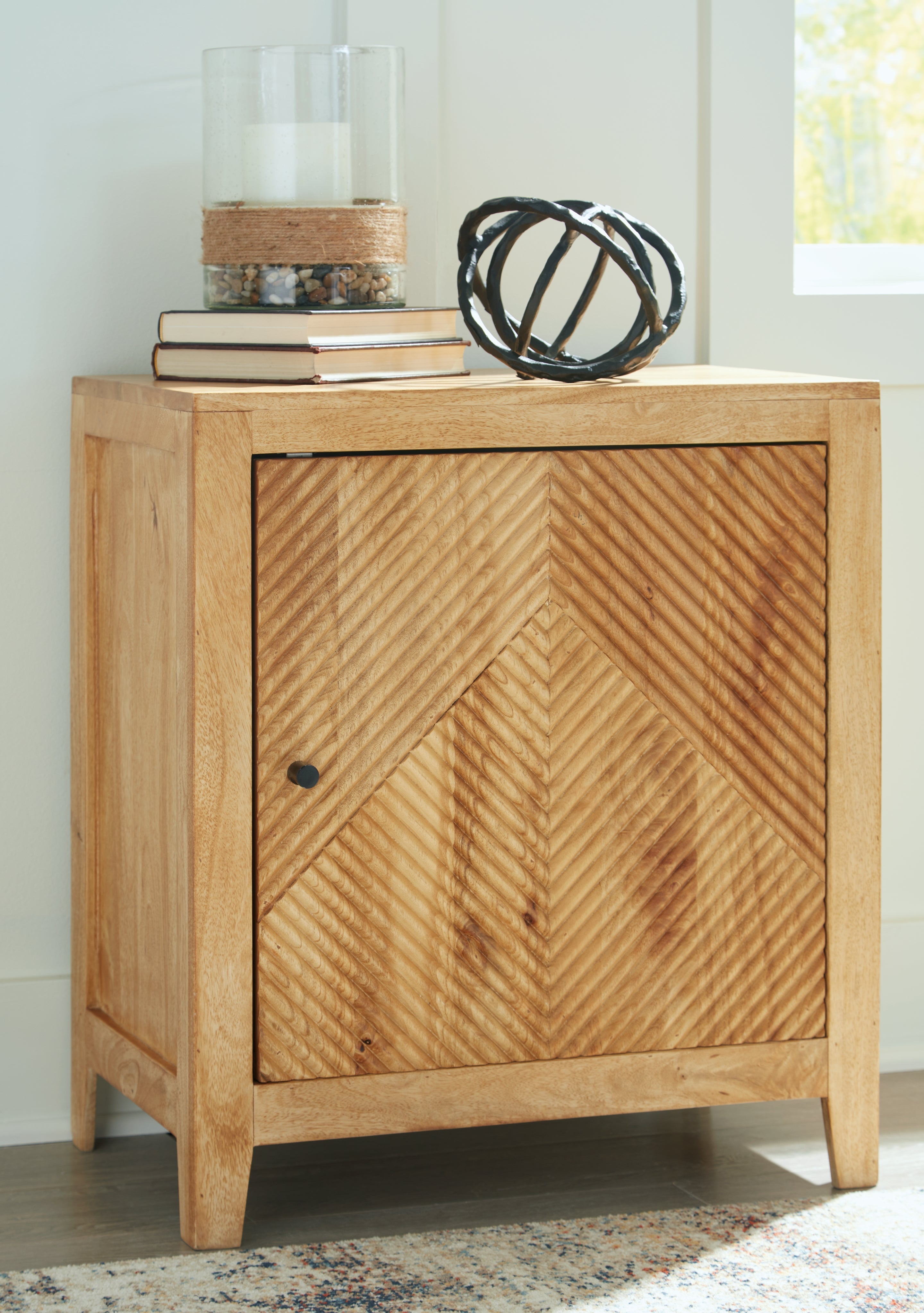 Emberton Light Brown Accent Cabinet - A4000617 - Bien Home Furniture &amp; Electronics