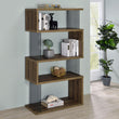 Emelle 4-Shelf Bookcase with Glass Panels - 802339 - Bien Home Furniture & Electronics