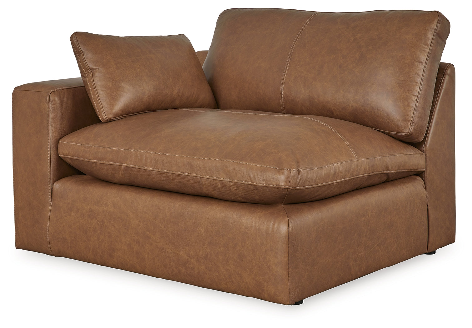 Emilia Caramel Left-Arm Facing Corner Chair - 3090164 - Bien Home Furniture &amp; Electronics
