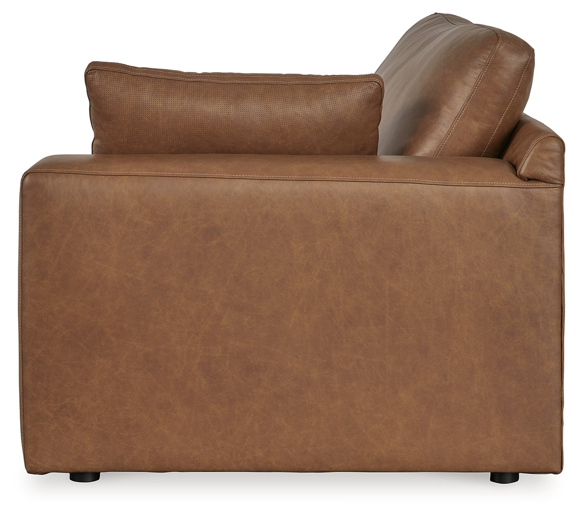 Emilia Caramel Right-Arm Facing Corner Chair - 3090165 - Bien Home Furniture &amp; Electronics