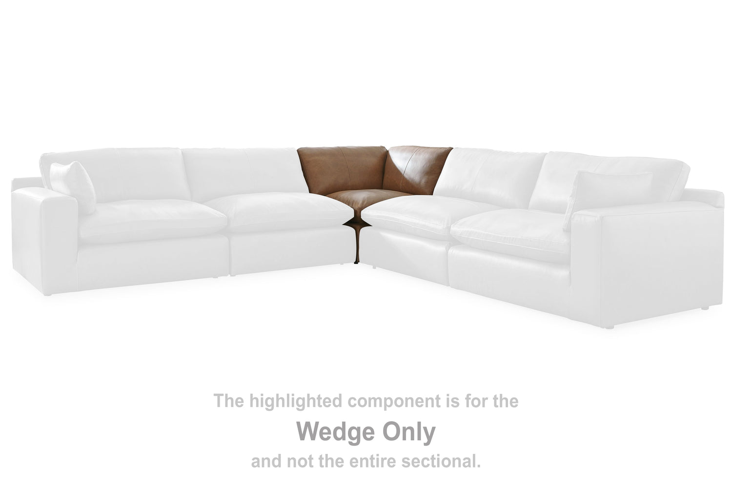 Emilia Caramel Wedge - 3090177 - Bien Home Furniture &amp; Electronics