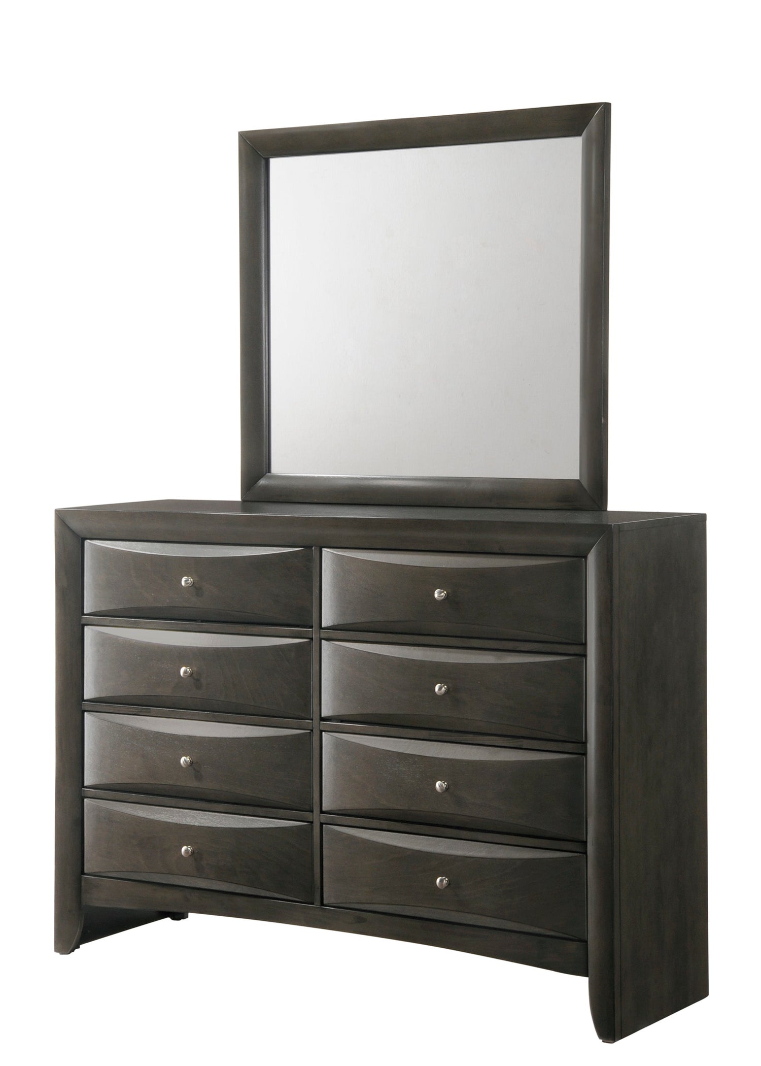 Emily Gray Bedroom Mirror (Mirror Only) - B4270-11 - Bien Home Furniture &amp; Electronics