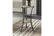 Enderton White Wash/Pewter Accent Table - A4000081 - Bien Home Furniture & Electronics