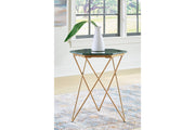 Engelton Green/Gold Accent Table - A4000526 - Bien Home Furniture & Electronics