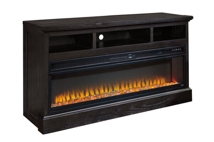 Entertainment Accessories Black Electric Fireplace Insert - W100-22 - Bien Home Furniture &amp; Electronics