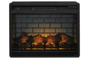 Entertainment Accessories Black Electric Infrared Fireplace Insert - W100-121 - Bien Home Furniture & Electronics