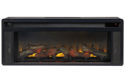 Entertainment Accessories Black Fireplace Insert - W100-12 - Bien Home Furniture &amp; Electronics